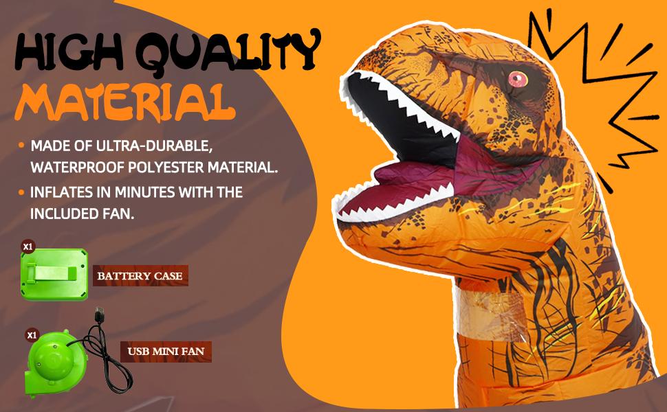 Inflatable Dinosaur Costume Adult Trex Costume Adult Blow up T-Rex Costume Halloween Costumes for Women