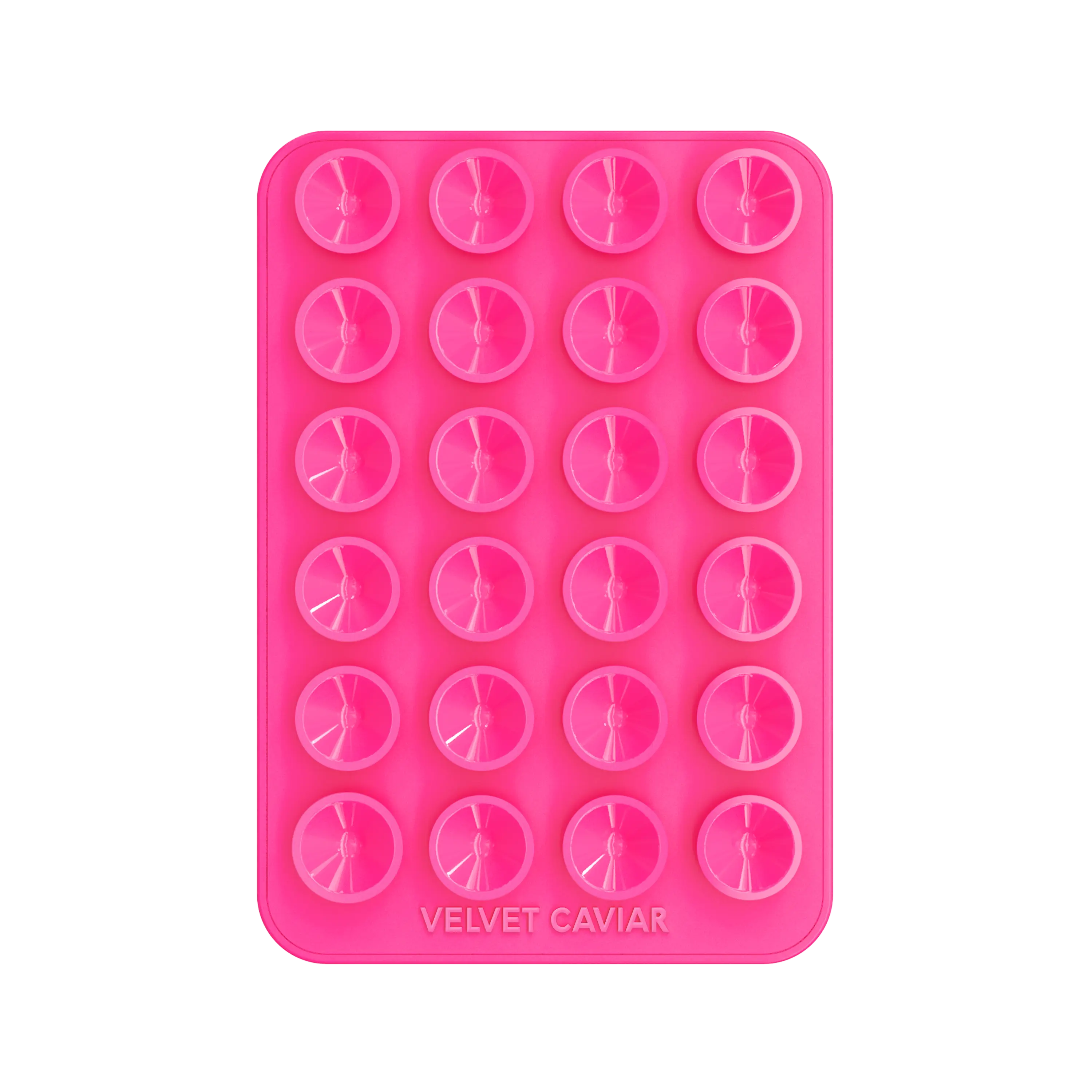 Velvet Caviar Shiny Hot Pink MightyGrip MagSafe Suction Cup Mount - Magnetic Silicone Cellphone Grip, Smartphone Accessory for MagSafe-Only Mobile Devices, Accessories, Suction Cup Grip Phone Holders & Mounts