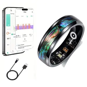 2026 Upgrade Smart Ring for Men & Women, Real-Time Step Distance Monitor, Sports Sleep Tracking, Includes Charging Box, Perfect Holiday Gift