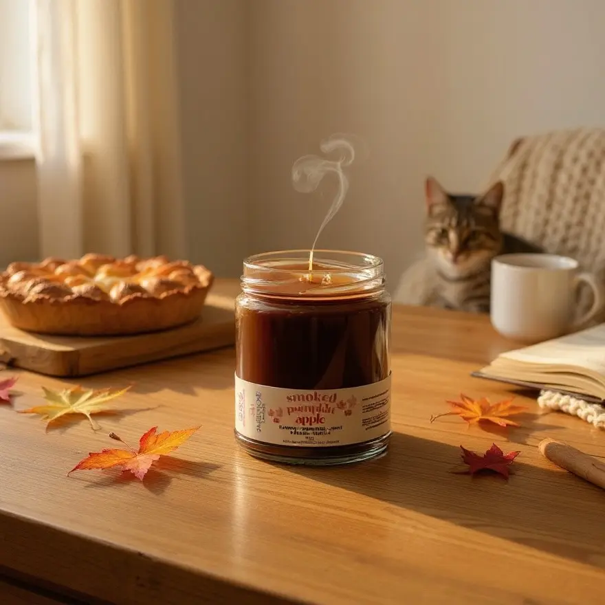 Smoked Pumpkin Apple - Soy Wax Candle