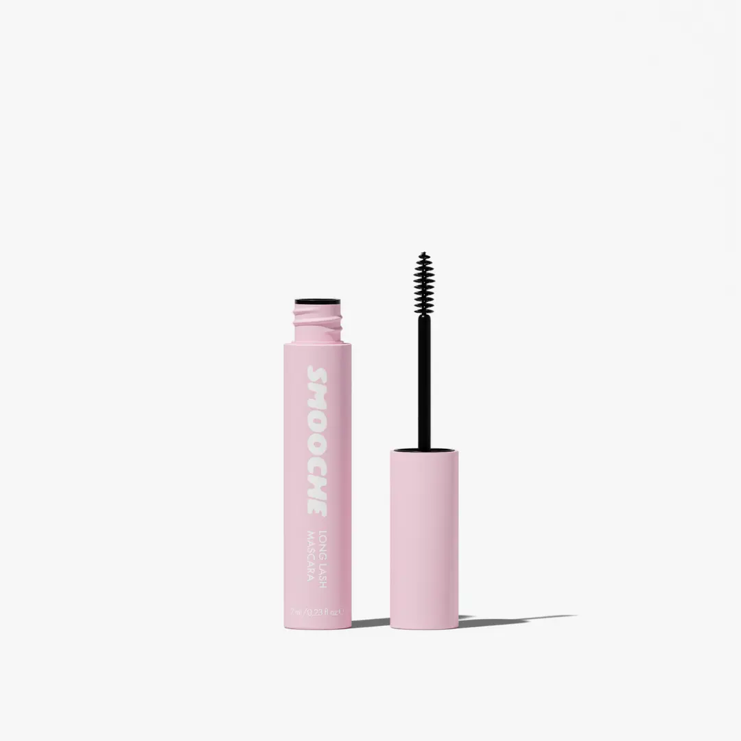 SMOOCHE 2-in-1 Lash Serum Mascara, Smooth Lightweight Nourishing Cosmetic | Lengthening, Volumizing, Smudge-Resistant for Daily Use