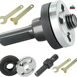 Electric Drill Angle Grinder Connecting Rod Set, 10~13 mm Adjustable Rotary Driver Cutter Shaft Accessories Drill Angle Grinder Adapter With Spanner For Cutting Disc, Polish Disc, TikTokShopBlackFriday