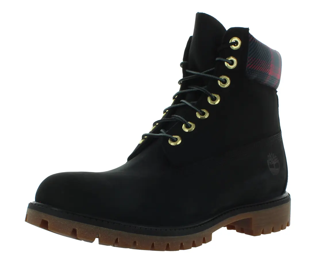 Timberland Men's 6-Inch Premium Round Toe Boots - Classic Lace-Up Ankle Footwear for Men