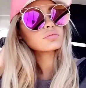 SUNGLASSES GAFAS RETRO mirror VINTAGE OVERSIZED women ADORE TECHNO RAVE shadz Trendy Shades