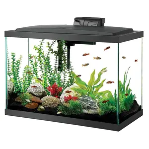 Aqueon Aquarium Fish Tank Starter Kit with LED Lighting 20 High