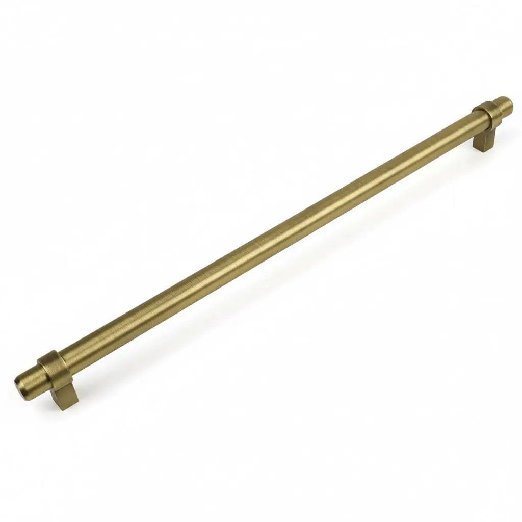 Cosmas 161-319BAB Brushed Antique Brass Euro Style Bar Pull