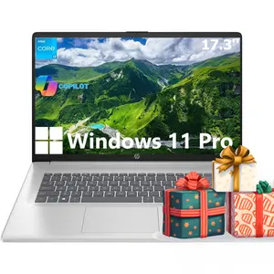 HP 17.3" Business & Student Laptop | Windows 11 Pro | Intel 8-Core i3-N305 (Beats i5-1135G7) | Up to 32GB RAM | 512GB SSD | WiFi 6 | Copilot+ PC | Full-Size Keyboard