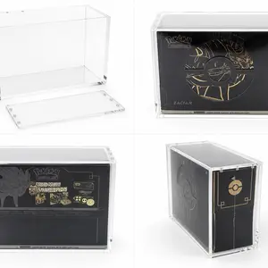 Pokemon Zacian/Zamazenta Elite Trainer Box+ Acrylic Case Framing/Display Quality, UV , Thick Acrylic, Pre assembled, top loading, strong magnetic close, rounded corners Cabinet