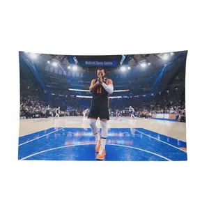 Jalen Brunson Prays Flag