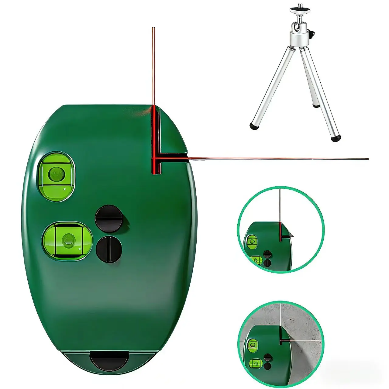 Laser Level Meter, Vertical Laser Level, Home Use Laser Tool, 90 Degree Infrared Laser Level, Portable Laser Level, Small Level Stand, Laser Measuring Tool