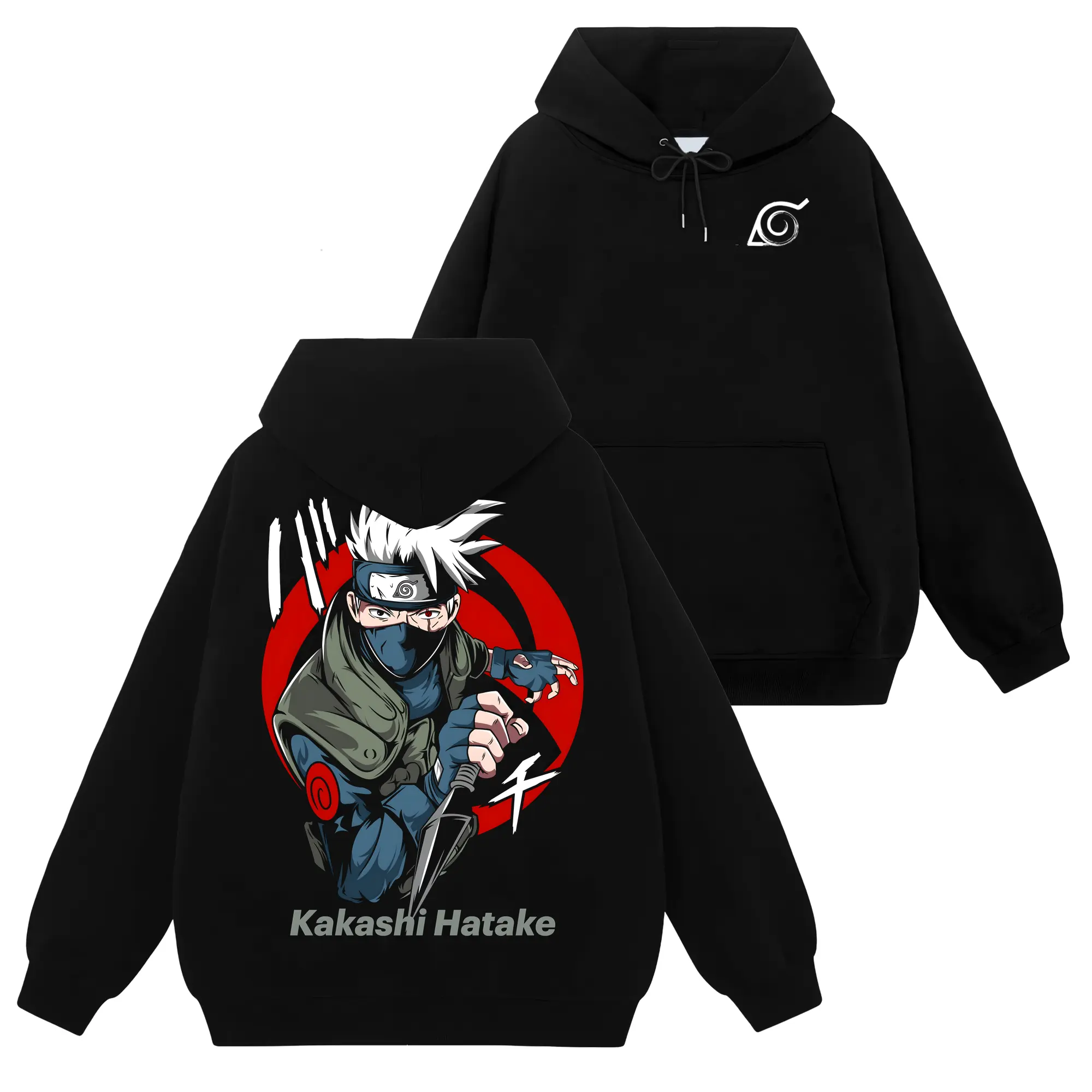 [Shinobi Shop] Limited Kakashi Hatake - Naruto Shippuden #89 Hoodie T-Shirt Sweatshirt, Retro Vintage Unisex Graphic 90s Cotton, Gift For Wibu, Anime Manga Y2K Streetwear Fabric Womenswear