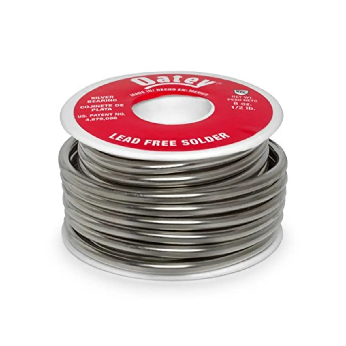 212 MAIN Lead-Free Silver Solder Wire - Patented Blend, Spooled Wire, 8 oz (Oatey 23000)