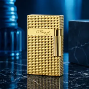 [Double Flame] DPT Diamond Gold luxury Lighter 140g best gift for boyfriend