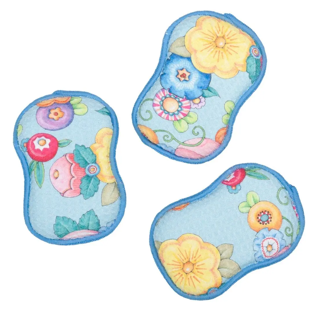 RE:usable Sponges (Set of 3) - Mary Engelbreit Wildflower Garland