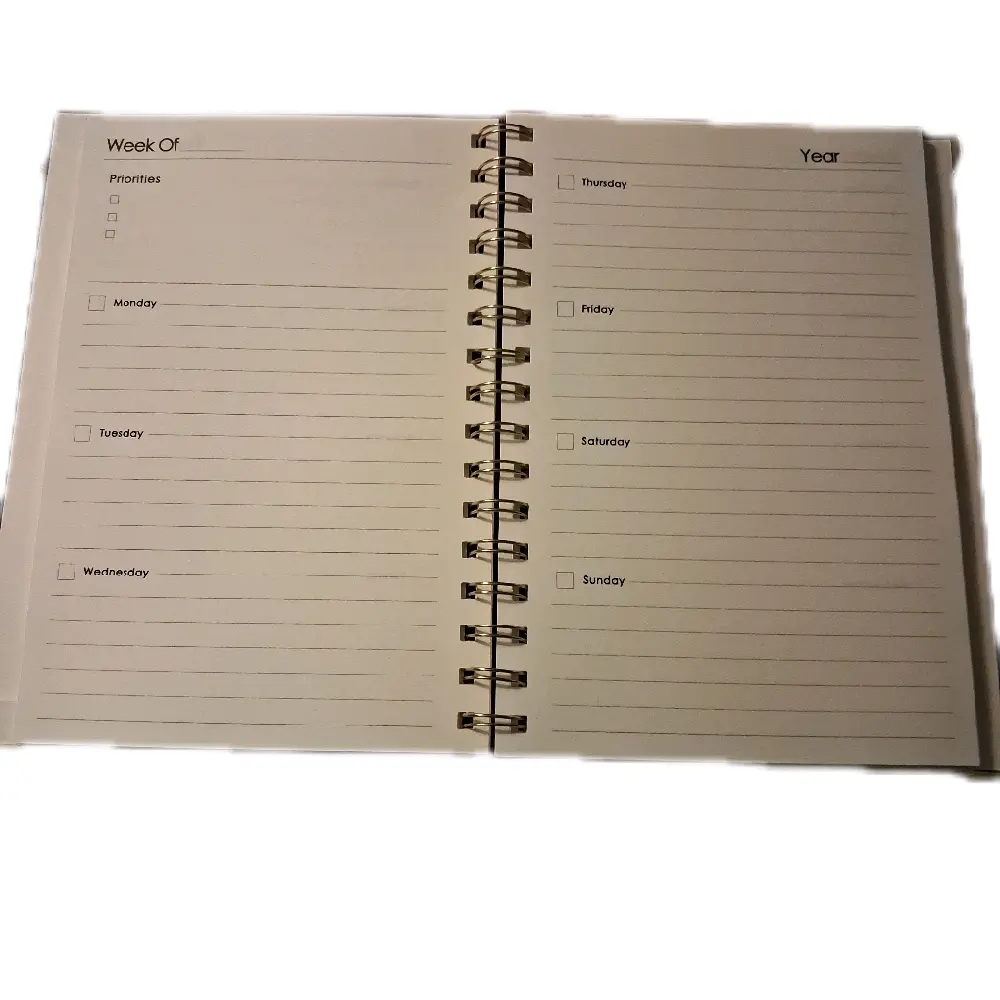 Undated Weekly Appointment Books & Planners - Desktop Office Stationery for Busy Lifestyles, Undated/Non Dated Format, Streamline Routine, Task Tracking, Flexible Daily Planning