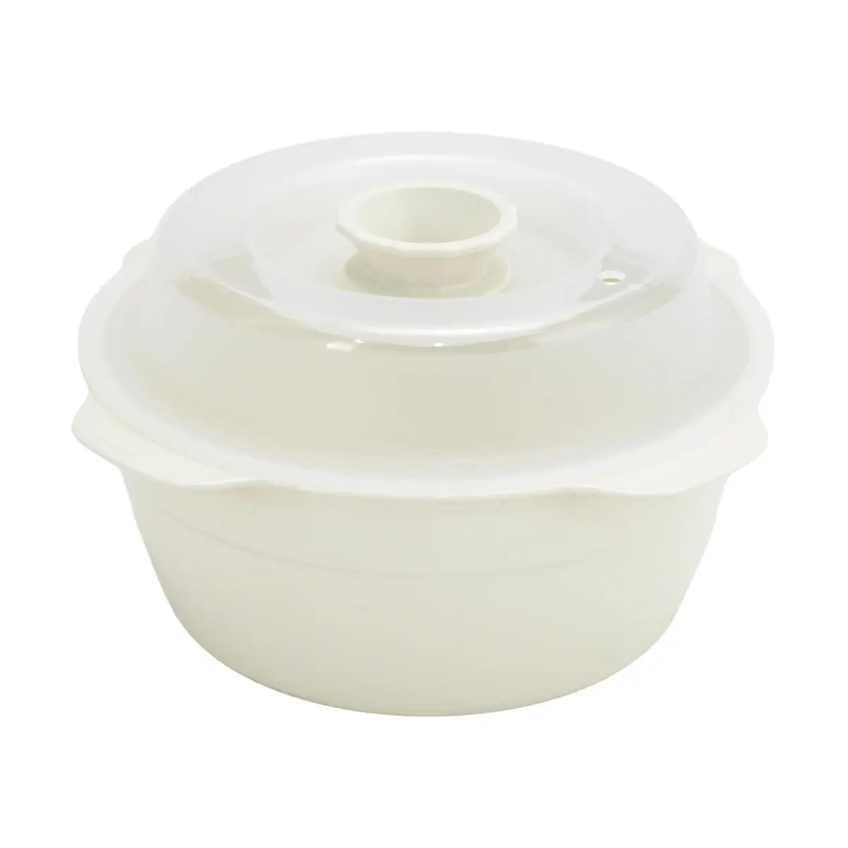 EASYANDFREE Korean Microwave Steamer Pot 650ml - Quick & Easy Meal Prep, Healthy Steaming Cookware for Home Kitchen