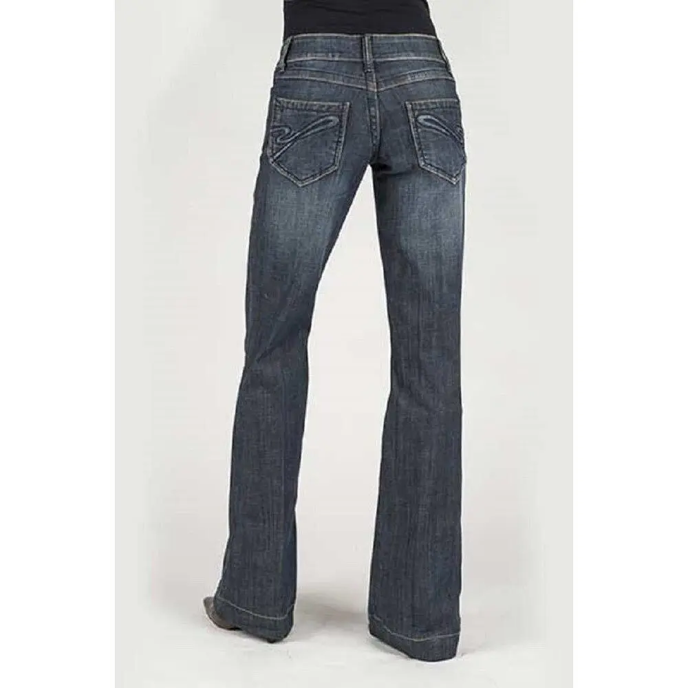 Women's Stetson Trouser Style Denim Jeans, Size choice