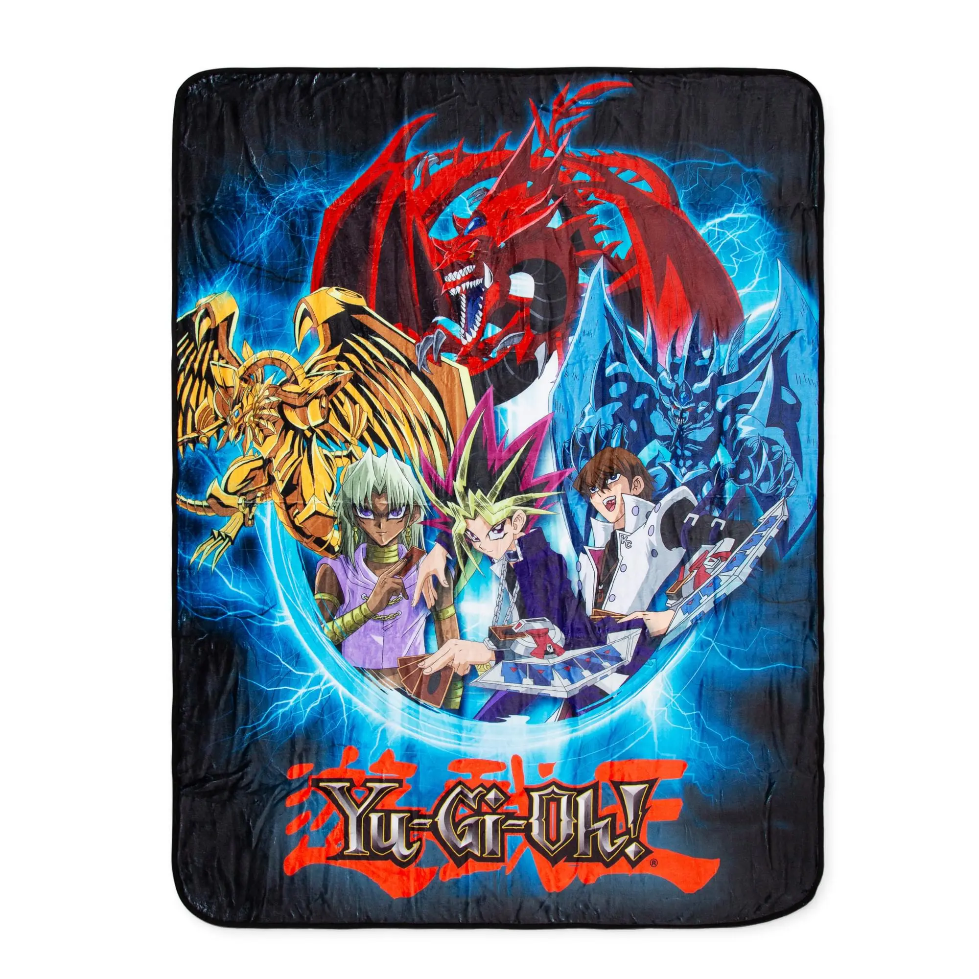 Yu-Gi-Oh! Monster Spirits Anime Style Cozy Throw Blanket - Soft Fluffy Fleece, 45x60in, Blanket Gift for Birthdays, Birthday Gifts Blanket, Soft Fluffy Blanket