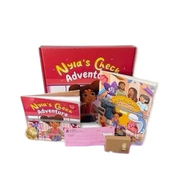 Nyla’s Check Adventure Book Interactive Check Writing Kit