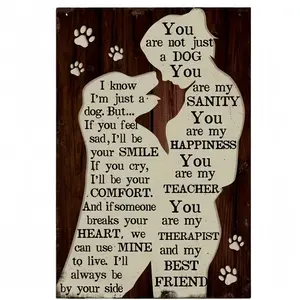 Aluminum Wall Art，Vintage Dog Lover Metal Sign - Perfect for home, living room, backyard, veterinary clinic or pet shelter wall art decoration - The ideal gift for dog lovers.
