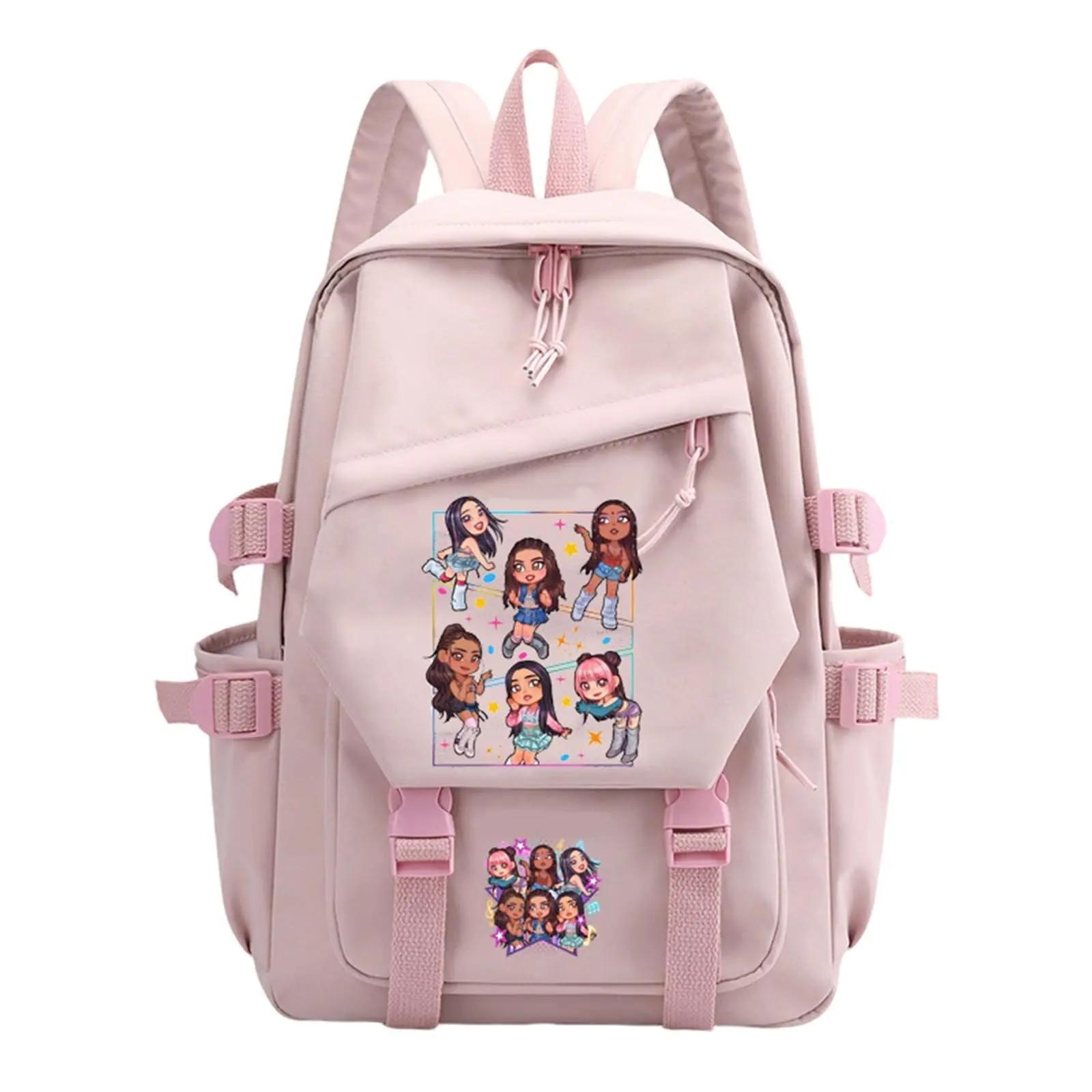 Katseye Merch Backpack Campus Bag Lightweight New Semester Gifts Korea Pop Backpack
