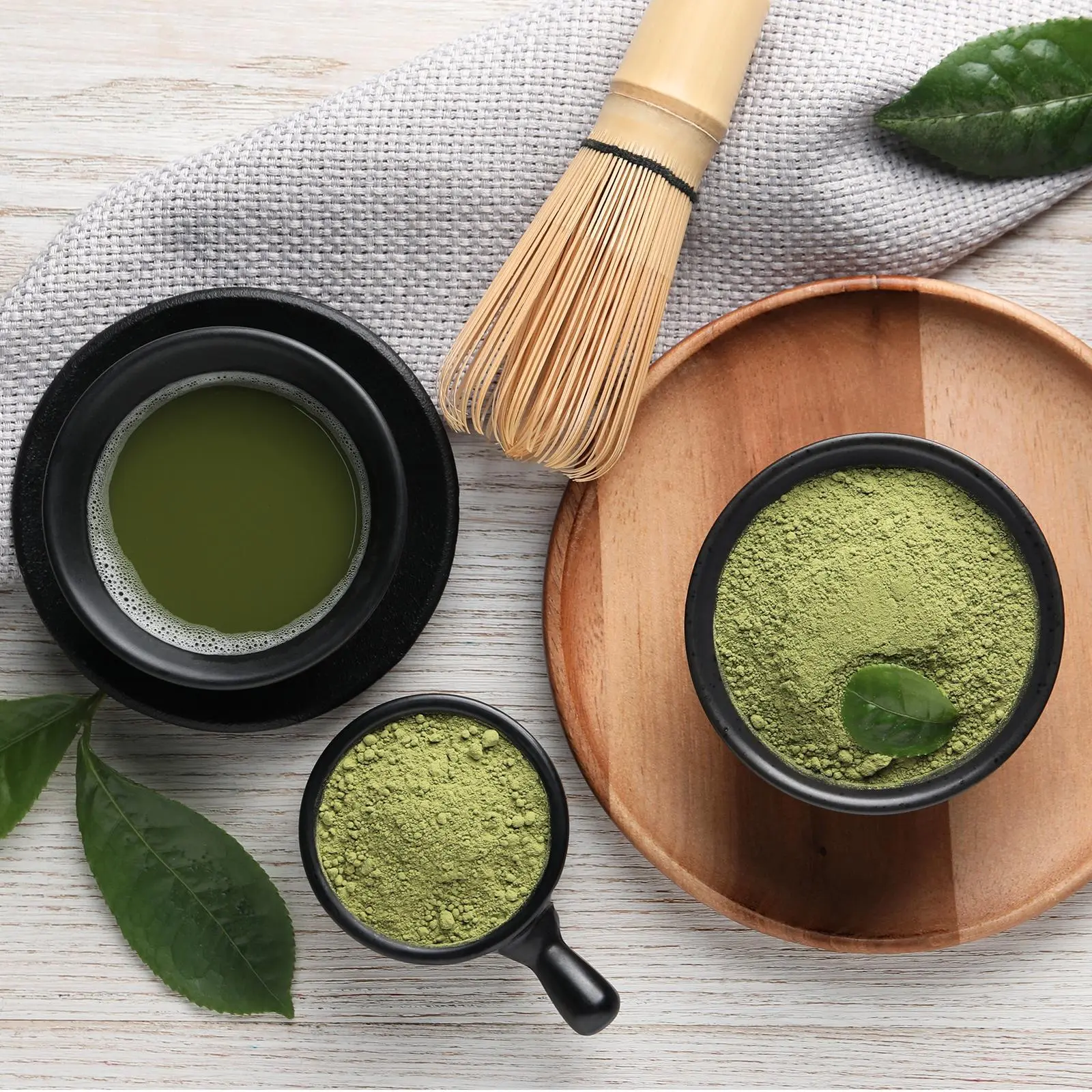 MIAHART Matcha powder with a refreshing and delicate taste, used for all kinds of tea desserts, pastries, matcha lattes, matcha - Barista Grade Matcha - 2pcs 3.5 oz/100gValentine's Day, gift