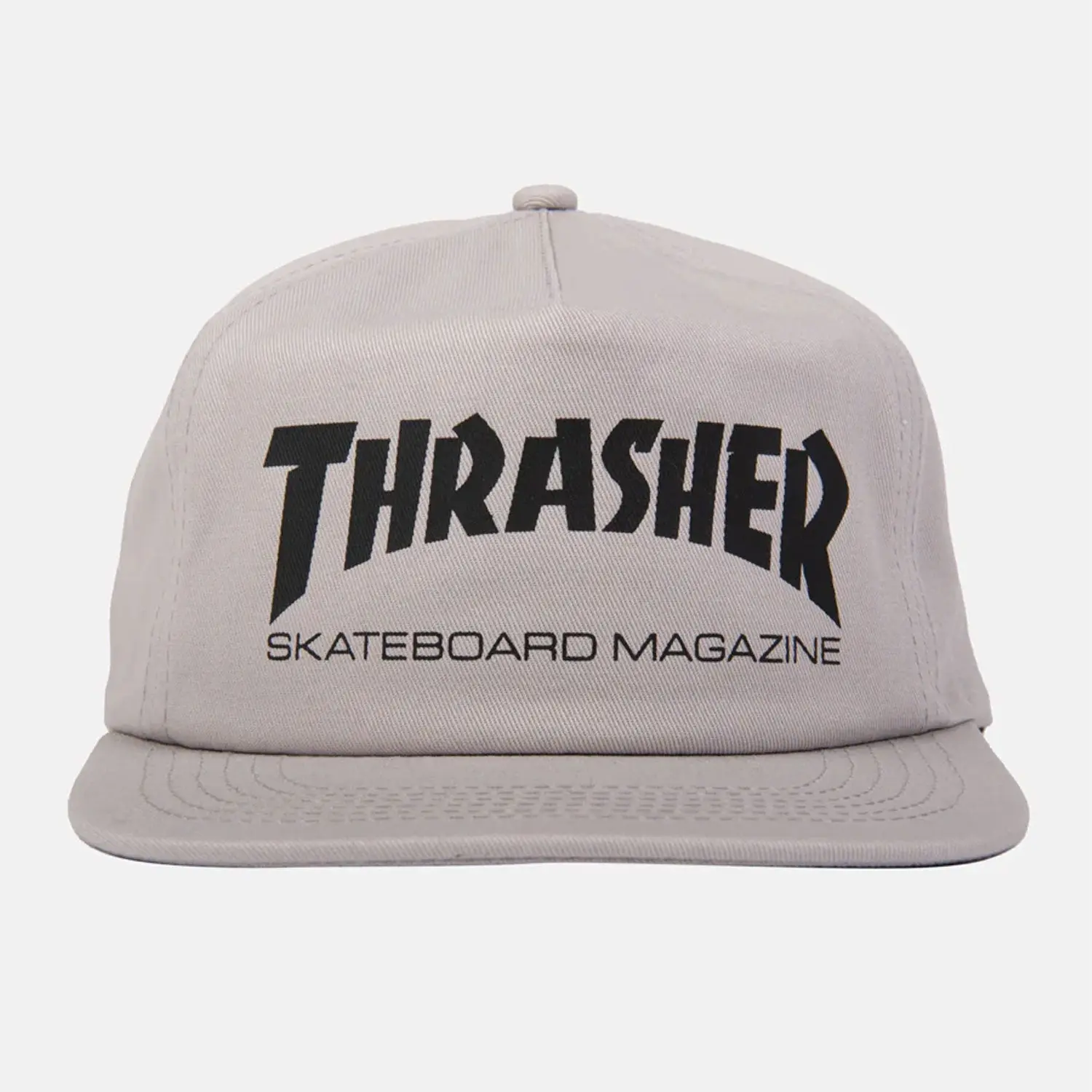 Thrasher Skateboard Hat Mag Logo Snapback Grey/Black