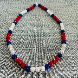 Rhinestone Phillies Necklace