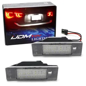 iJDMTOY 18-SMD 3W Full LED License Plate Light Kit For Infiniti Q50, Nissan Juke Versa X-Trail Rogue Sport, Xenon White