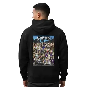 Classic Homies Chicano Culture - Unisex Hoodie Sweatshirt T-Shirt Oversized Outfits Casual, Chicanos Clothing, Cholo Clothes Mexican Style Streetwear  Loose