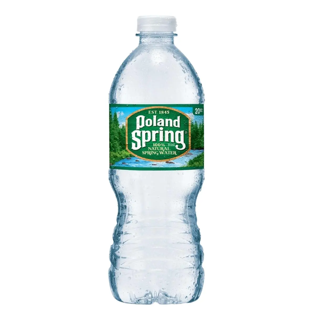 212 MAIN Poland Springs Spring Water Beverage, 20oz, 24-Pack Nestle Waters Supply for Home Improvement Watering Needs, Bottled Spring Water