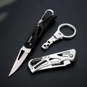Portable Multifunctional Mini Keychain Knife, Rust Proof & Slip Resistant Folding Pocket Knives, Outdoor Camping & Fishing Accessories, Survival Gear, Edc Multi Tools, Emergency Survival Gear