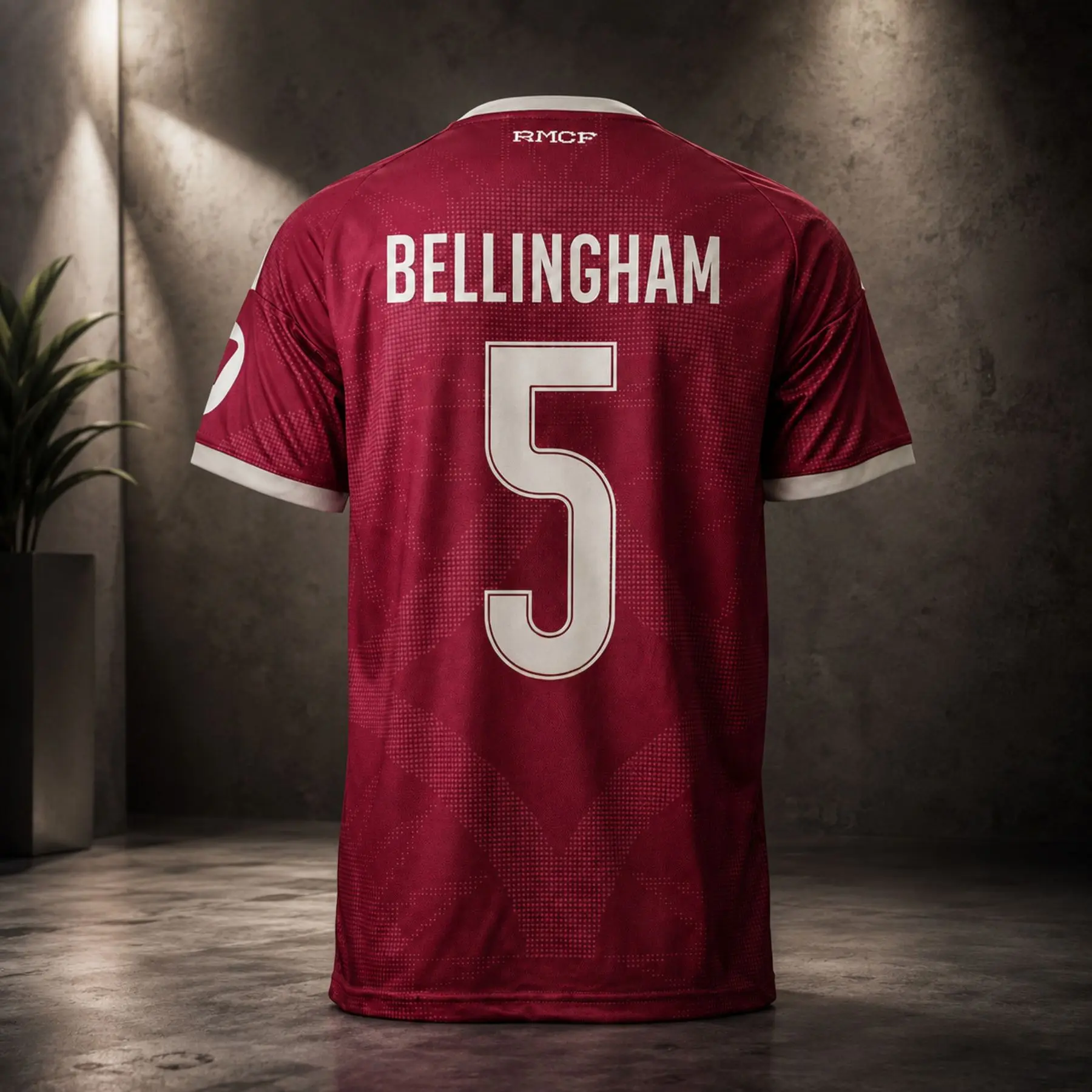 Red Football Jersey No.5 26/27 Fan Version Soccer Jersey for Men Women, Premium Polyester Short Sleeve Football Shirt