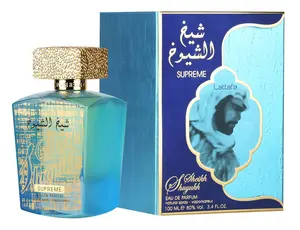 Lattafa Sheikh Al Shuyukh Supreme – Spicy, Sweet, Woody, Amber – Eau de Parfum Spray Long-Lasting Fragrance for Unisex, 3.4 Ounce / 100 ml