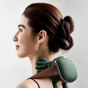 Electric Neck Massager, Heating Biohand Wireless Portable Lightweight 3D Massage, for Neck Shoulder Hand, Unisex, Adjustable Speed Settings, Neck Shoulder Relaxer