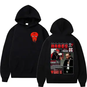 Rapper Hades 66 2026 Album Graphic Cover Hoody Men's Clothing Gothic Long Sleeve Sweatshirt Y2K Vintage Oversized Fleece Hoodies
