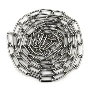 Stainless Steel Chains Anchor Chain Steel Chains(M3)1/8"(3mm) 6.56ft