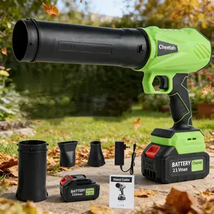 Turbo Jet Blower, Cordless Leaf Blower with Brushless Motor, Efficient Snow Blower & Car Dryer for Outdoor Cleaning