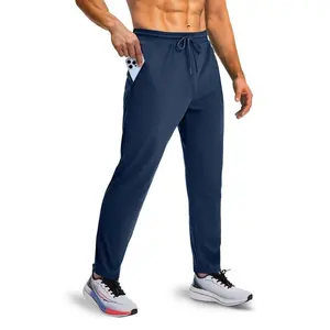 Men's Super stretchy Jogger pants with Zipper Pockets, Athletic Joggers Pants for Running, Workout, Outdoor