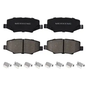 Garvee Premium Ceramic Disc Rear Brake Pads for 2007 2008 2009-2018 Wrangler,2018 Wrangler JK,2007-2011 Dodge Nitro,2007-2011 Liberty Brake Pads Kit