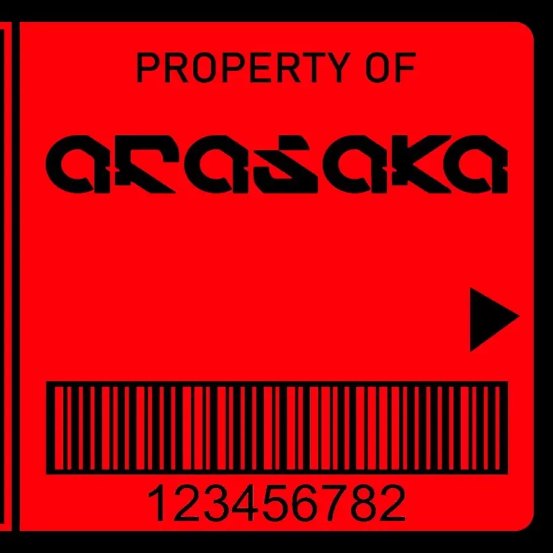 Cyberpunk Corpo Gonk Clans and Gangs Themed he Ultimate Rectangle Sticker for Anywhere & Anything  Minimal Tech Style | Waterproof | Perfect Fit for Laptops & Accessories  with Akasaka and All Access Designs