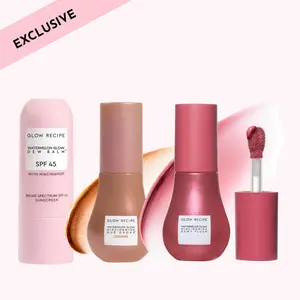 Glow Recipe Summer Glow Korean Watermelon Dewy Skincare Serum Set with Sunscreen, TikTok Shop Exclusive