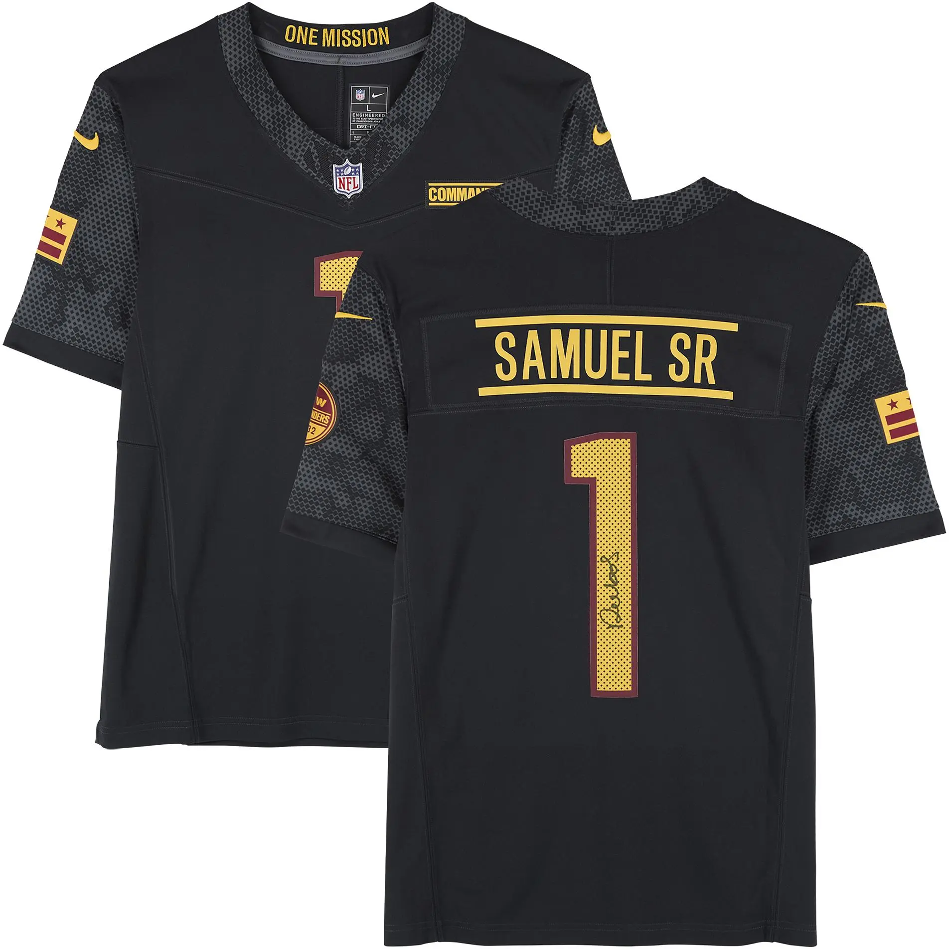 Deebo Samuel Washington Commanders Autographed Nike Black Limited Jersey - Fanatics Authentic Certified