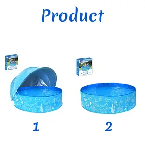 Thick Foldable Large Water Pool, Multi-Layer Design, Durable Outdoor Play Pool, Portable Toy Pool, Bathing Pool for Kids, Portable Swimming Pool
