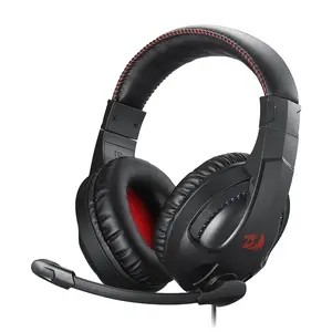 Redragon H211 Cronus White Wired Gaming Headset, Stereo Surround Sound, Noise-Canceling Microphone, Dynamic RGB Backlight