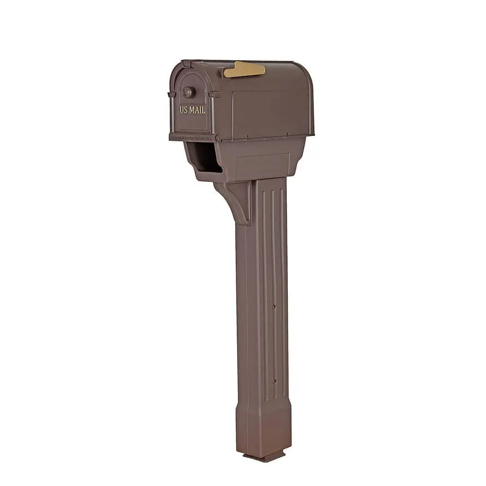 Postal Pro Hampton All-in-One Mailboxes Kit, Bronze Postal Pro Hampton All-in-One Mailboxes Kit, Bronze