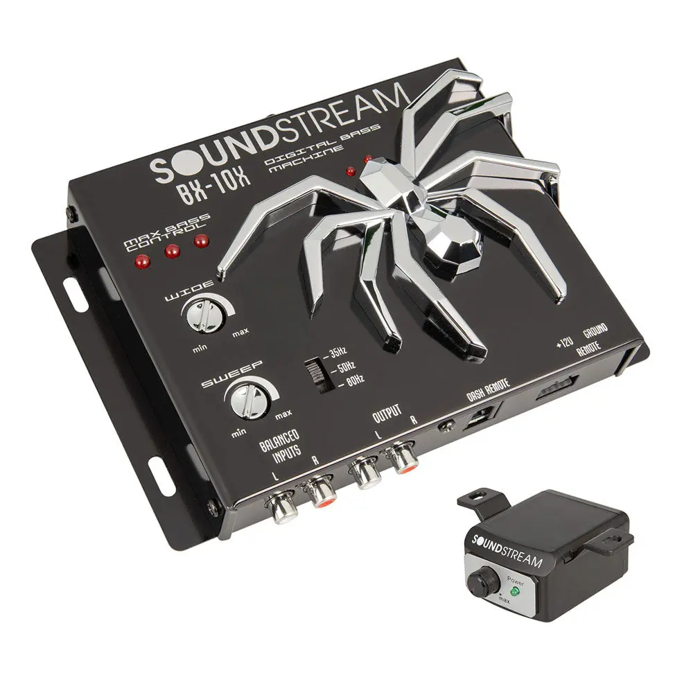 BX-10X | Digital Bass Reconstruction Processor – Enhance Bass, Subsonic Filter, Adjustable Frequency, and Remote Control