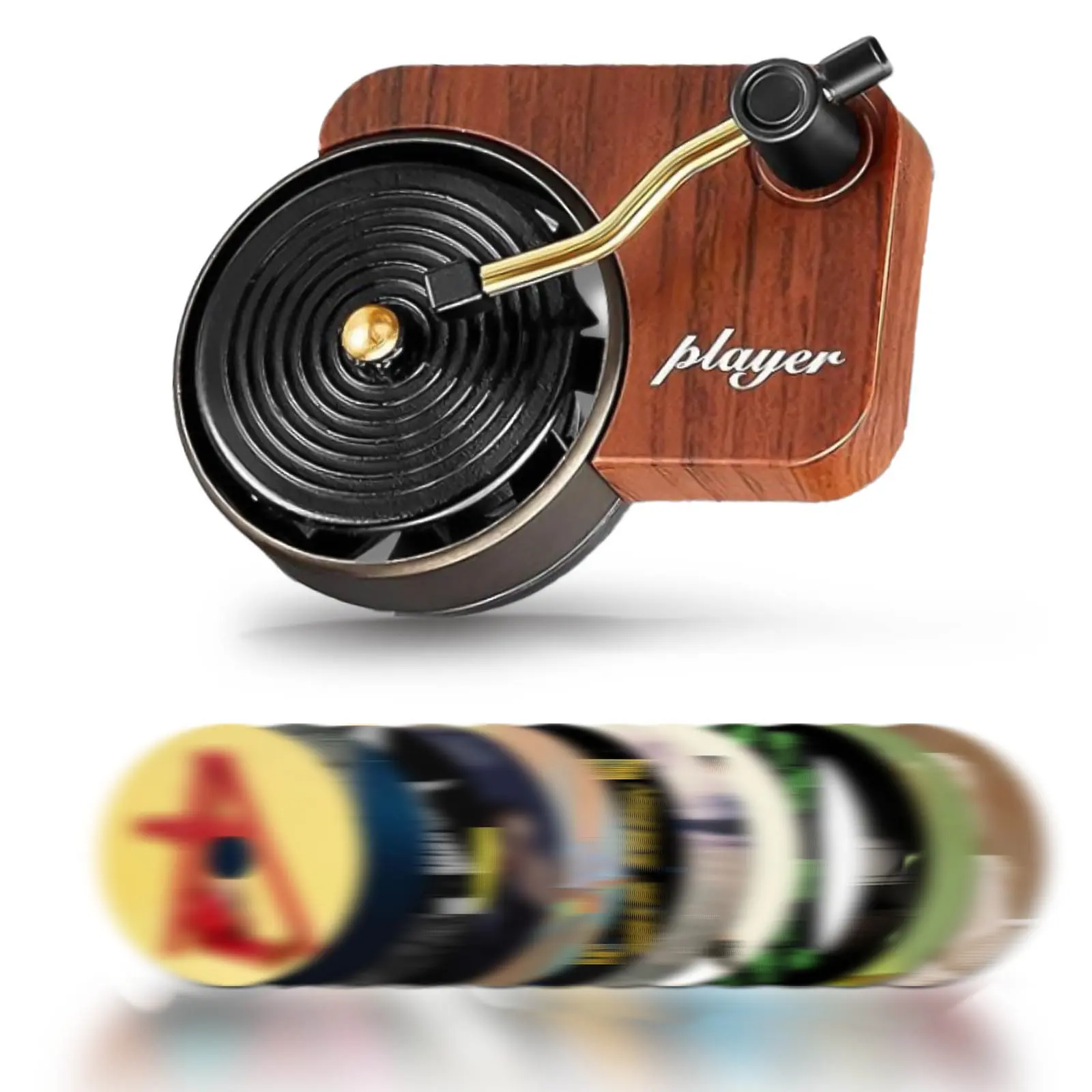 12pcs Record Player Car AirFreshener -Cool Car Decoration -Pop Singer Car Decoration. Car Fragrance Set Car Fragrance