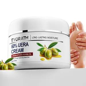 60% Urea Cream, 2% Salicylic Acid, Moisturizer, Daily, Enriched With Tea Tree Oil, Aloe Vera, And Vitamin E, Maintains Hydration, Provides Deep Moisturization And Restores Radiance, For Cracked Hands And Feet, Rough, Dry, Cracked Skin And Joints-200G