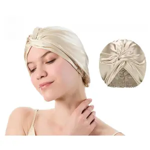 100% Mulberry Silk Sleep Bonnet for Women, Ultra Soft Anti-Frizz Hair Protection Cap, Effectively Extends Blowouts & Maintains Hairstyle, Breathable Lightweight Non-Slip Night Hair Cover for All Hair Types